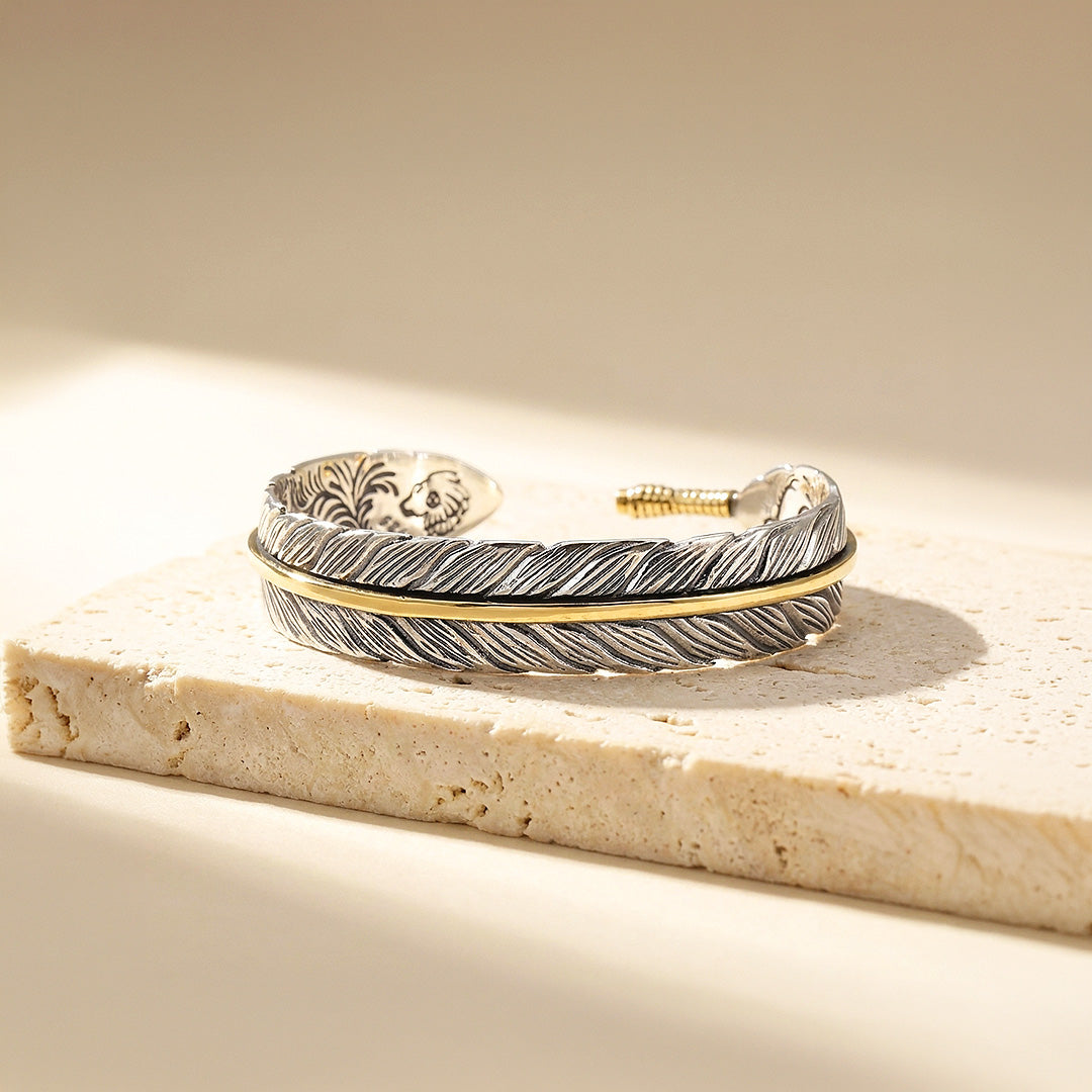 Heritage Feather Cuff | Men's Cuff