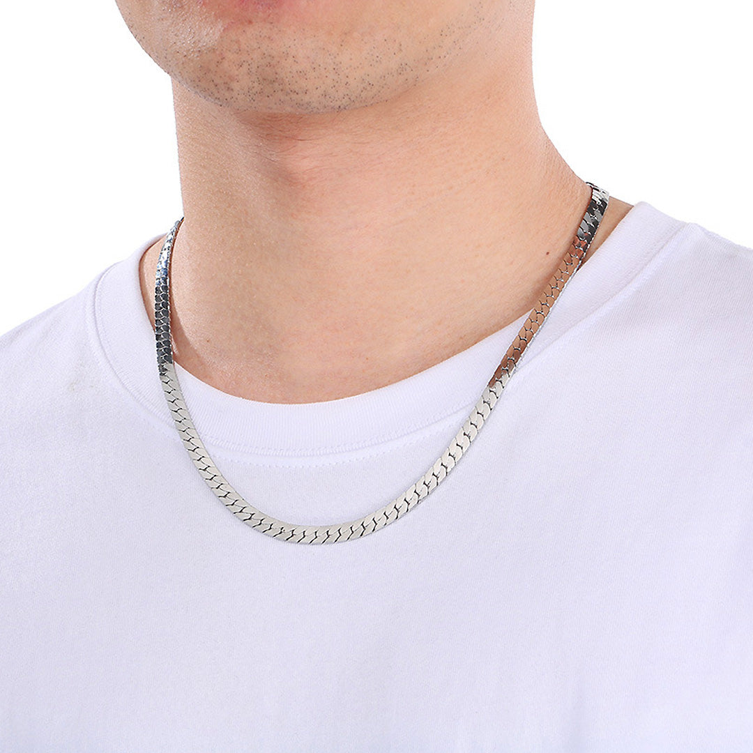 Herringbone Chain | Men's Necklace | MN1071