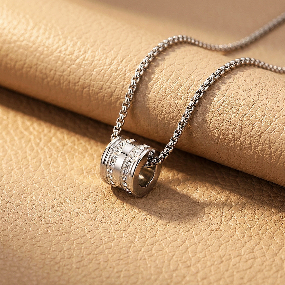 Stone Barrel Pendant | Men's Necklace | MN1090