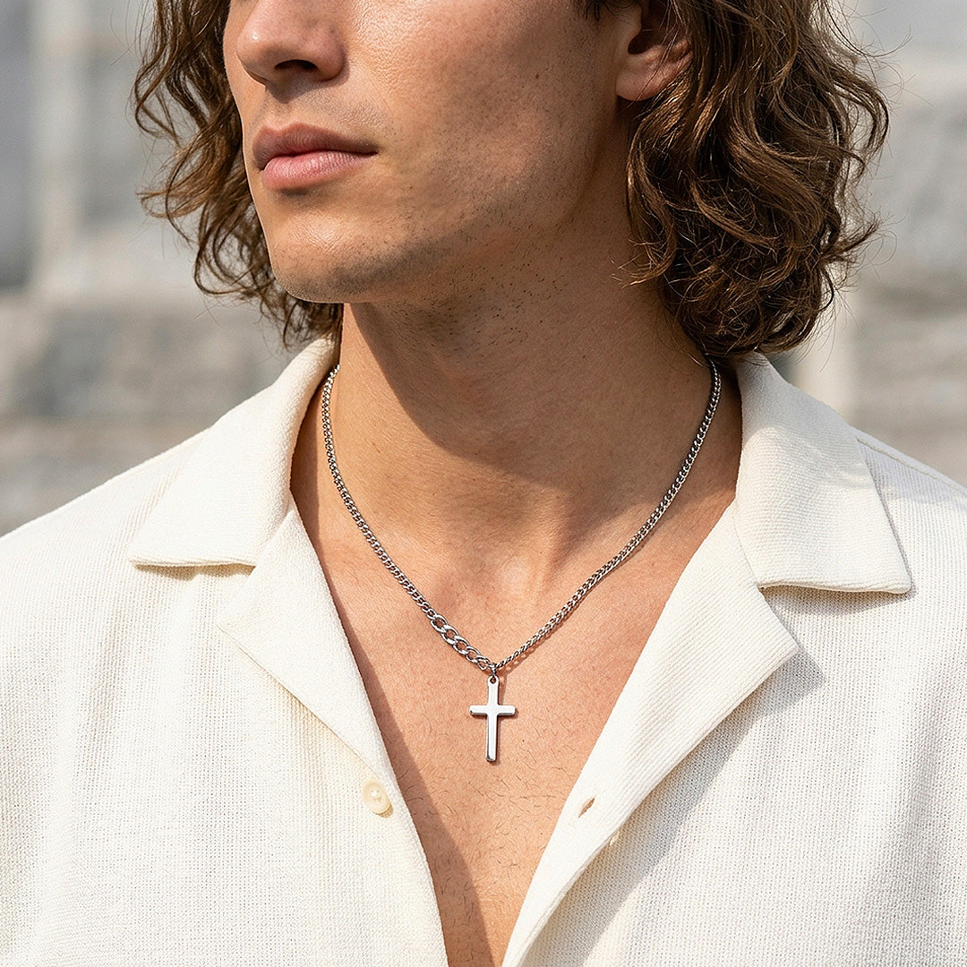 Cross Pendant | Men's Necklace | MN1101
