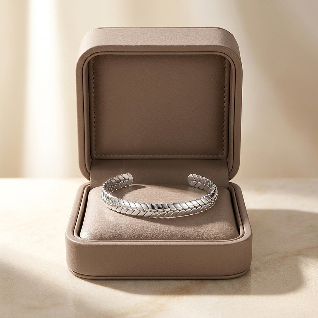 Percival Silver | Men's Braided Metal Cuff