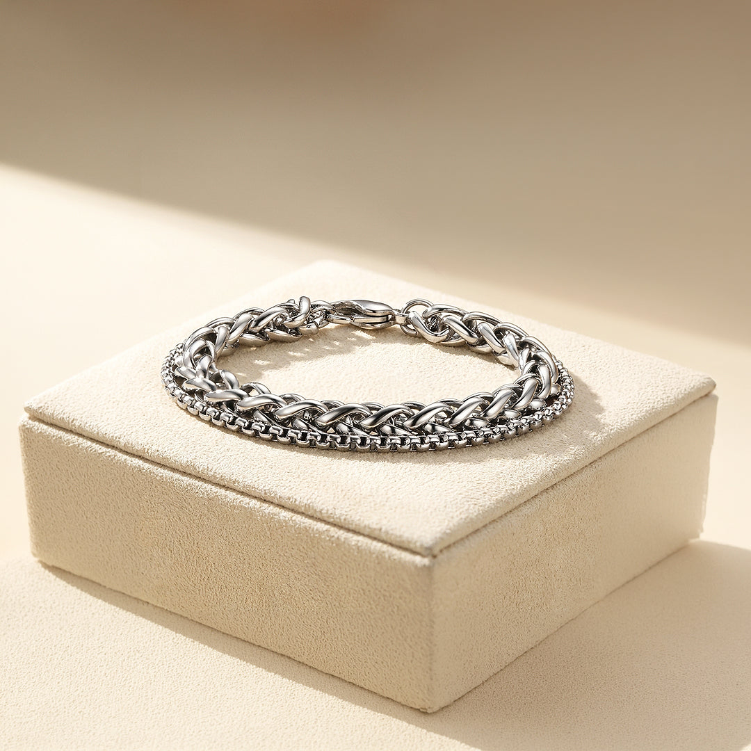Pharos | Men's Double Chain Bracelet
