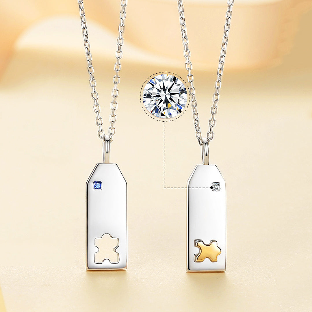 Puzzle Piece Hearts