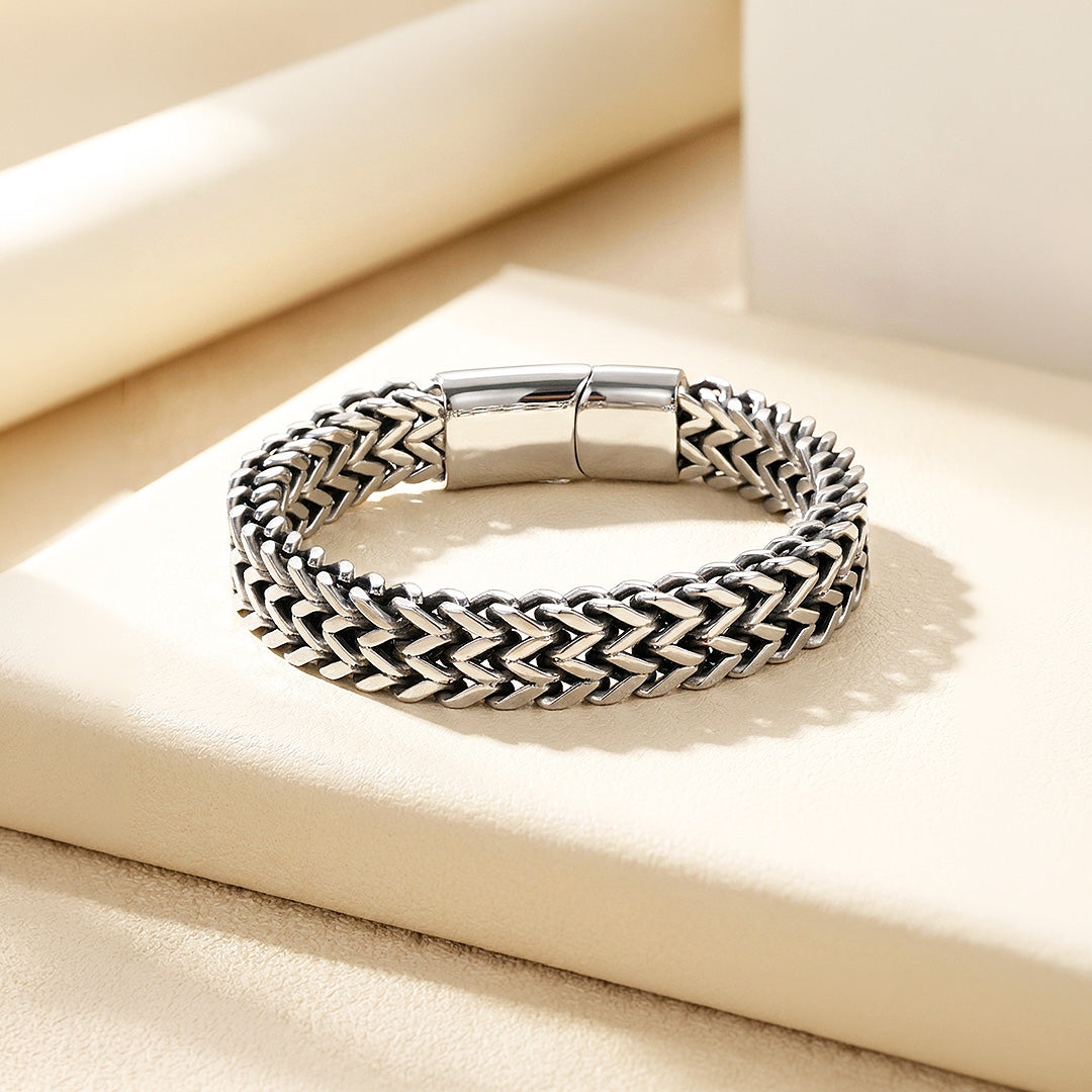 Silver Shield | Men's Bracelet