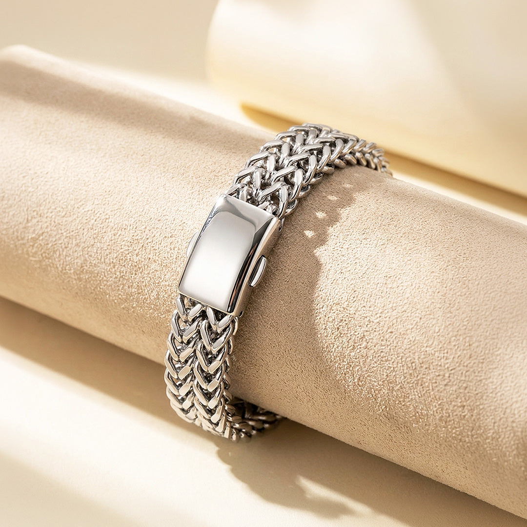 Silver Shield | Men's Bracelet