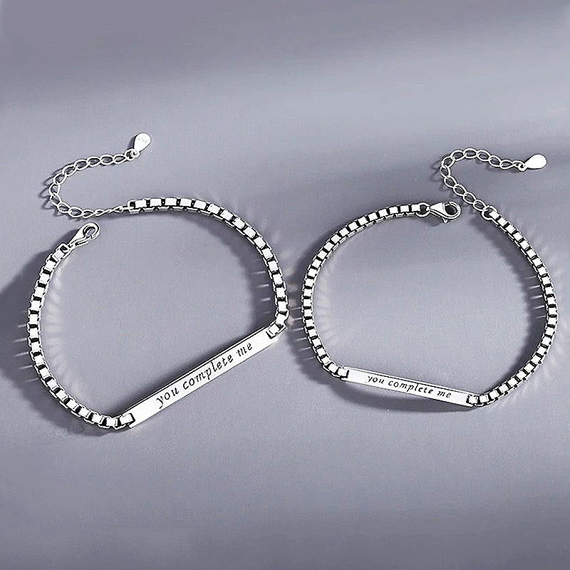 You Complete Me Couple Bracelets