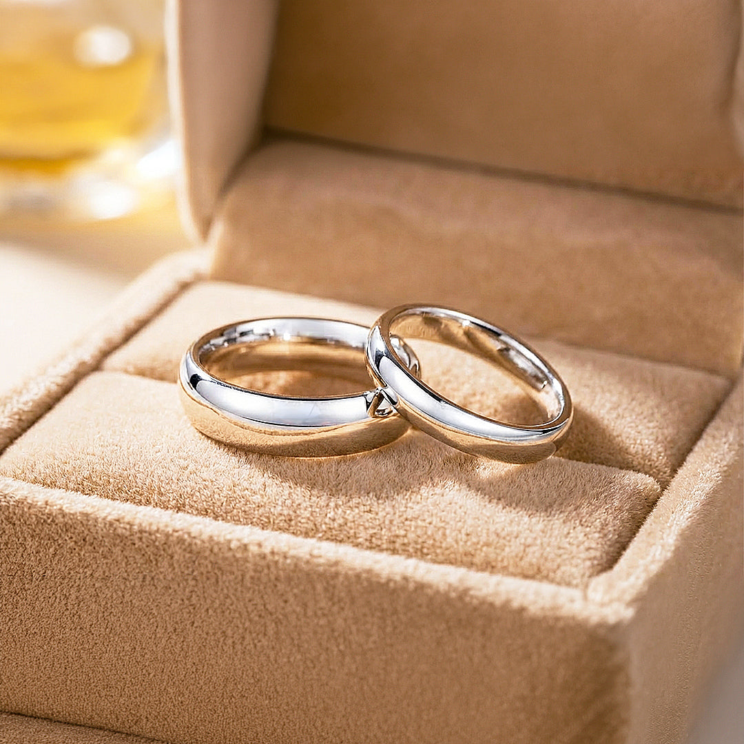 Tungsten Couple Rings