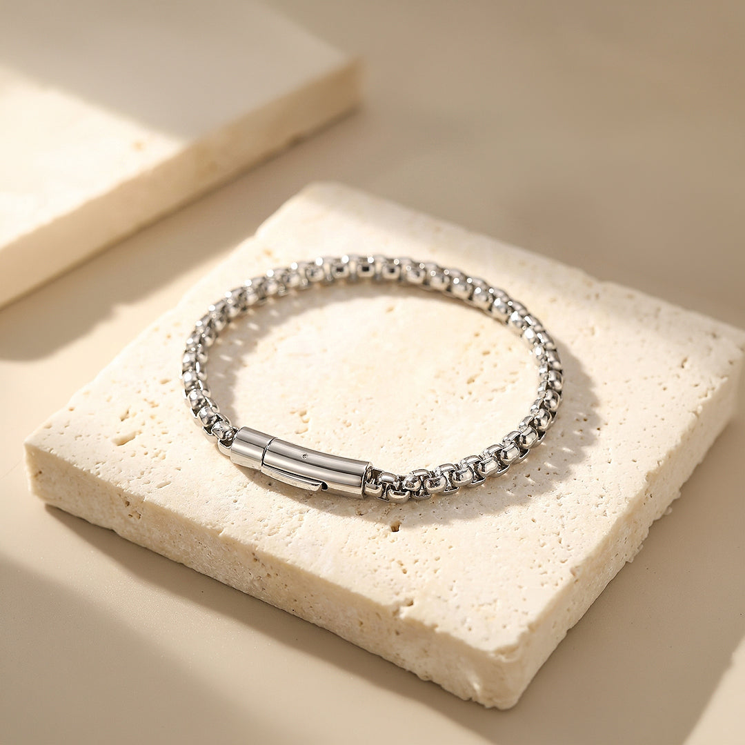 Barclay | Men's Box Chain Bracelet