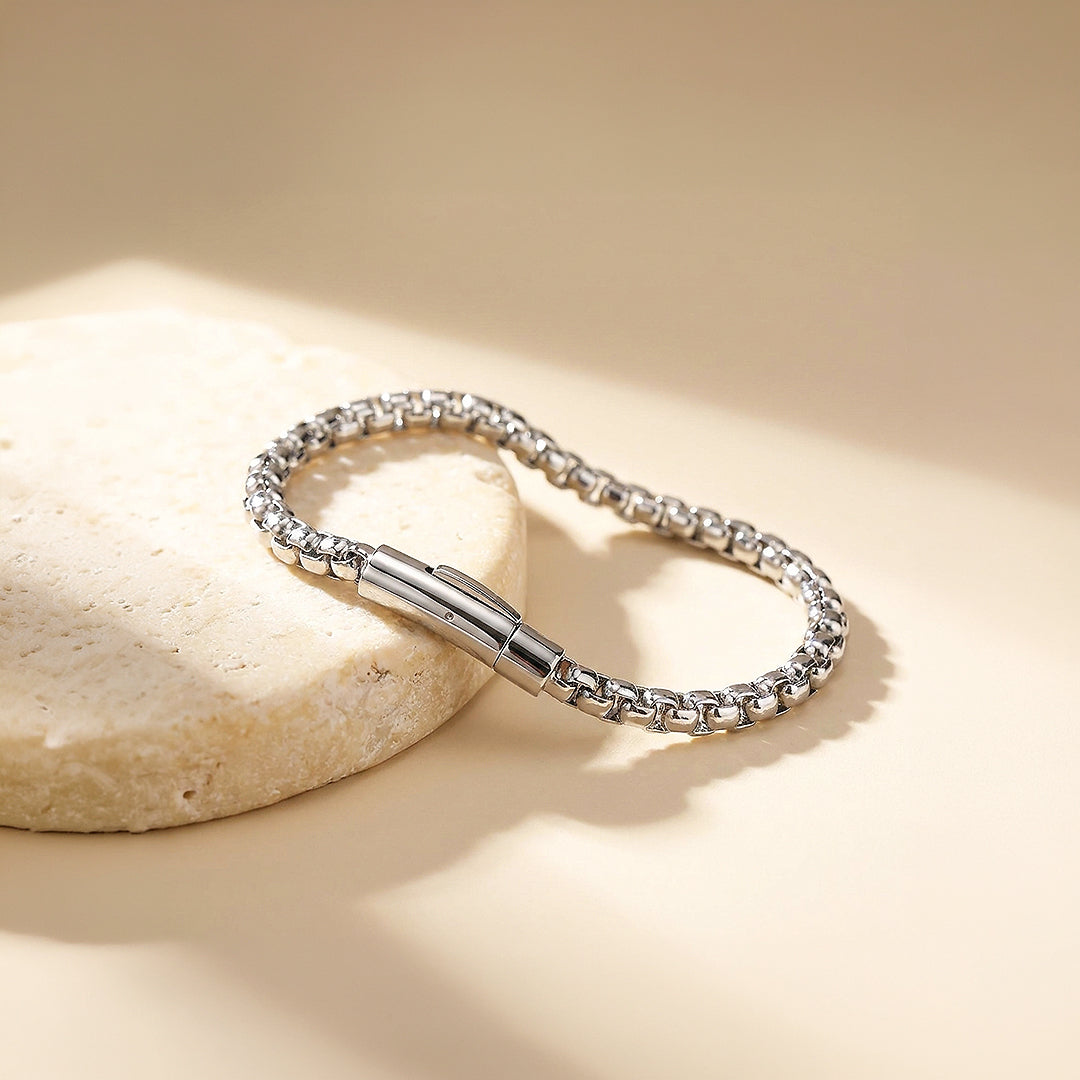 Barclay | Men's Box Chain Bracelet