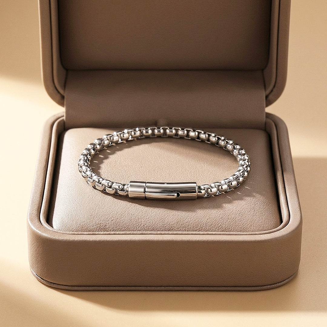 Barclay | Men's Box Chain Bracelet