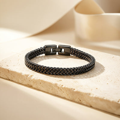 Black Dragon Scales | Men's Chain Bracelet