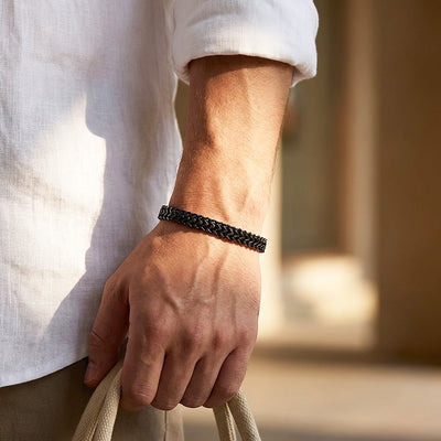 Black Dragon Scales | Men's Chain Bracelet
