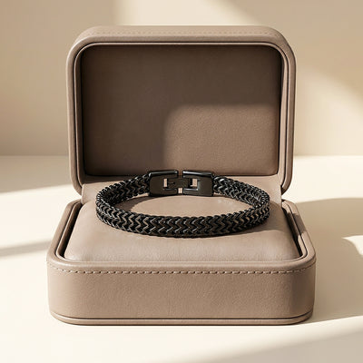 Black Dragon Scales | Men's Chain Bracelet