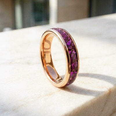 Blushcore Rose Gold Tungsten Carbide Ring