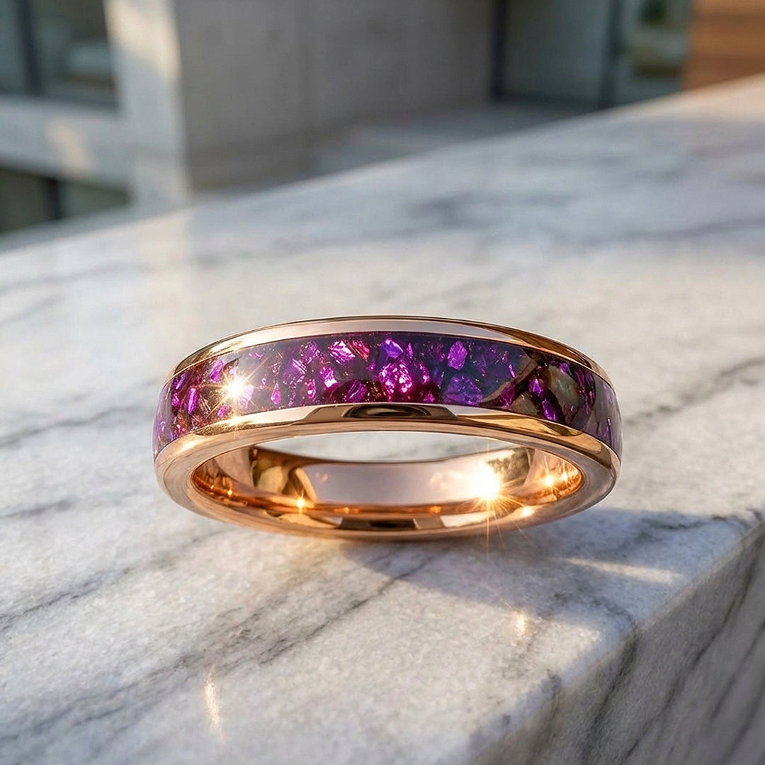 Blushcore Rose Gold Tungsten Carbide Ring