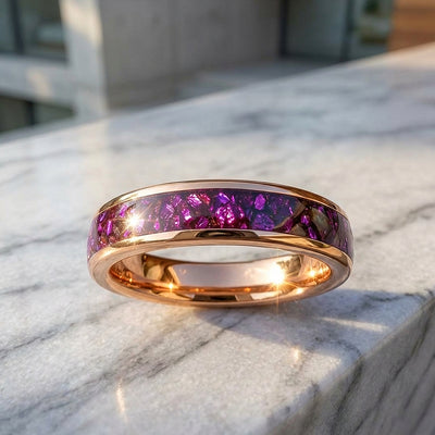 Blushcore Rose Gold Tungsten Carbide Ring