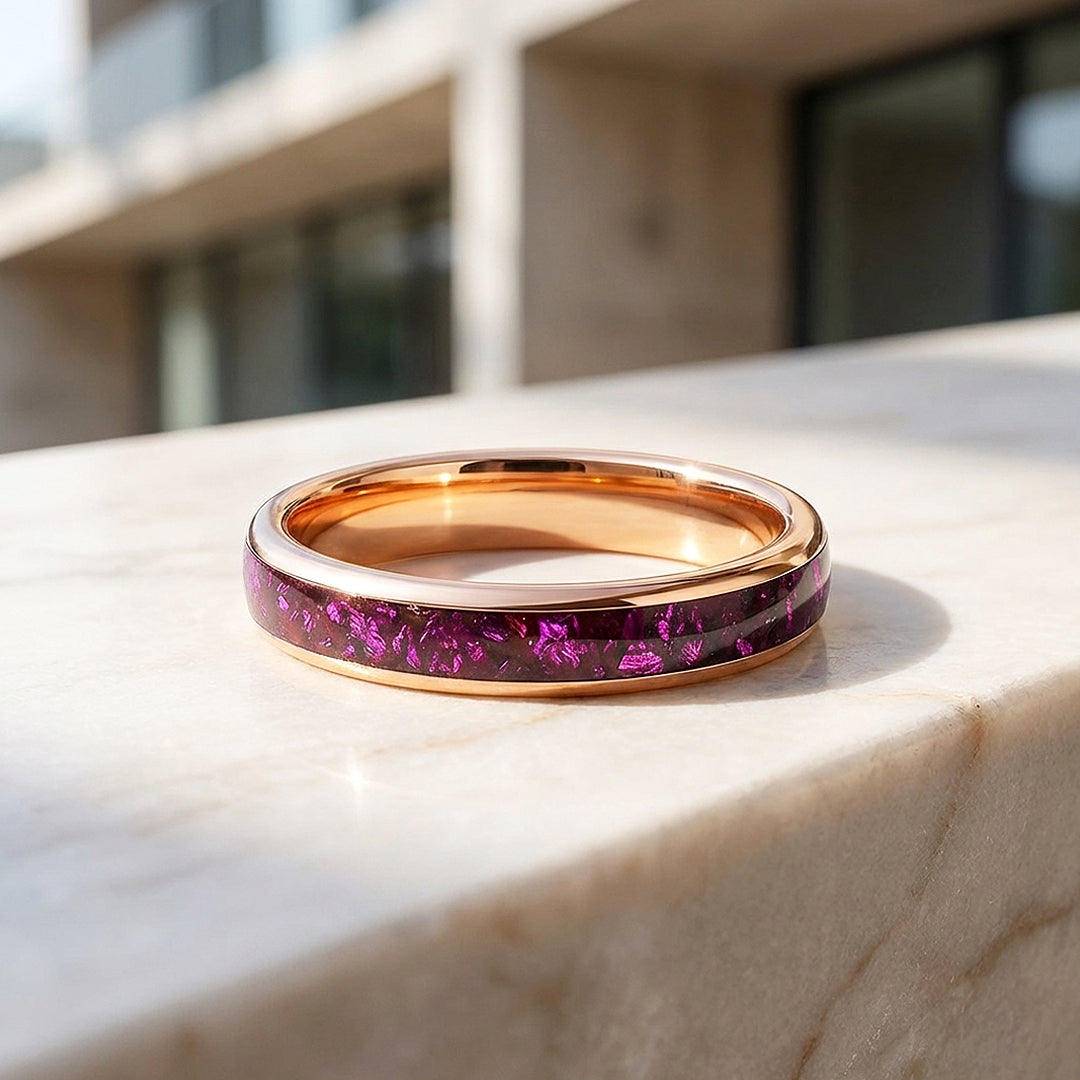 Blushcore Rose Gold Tungsten Carbide Ring
