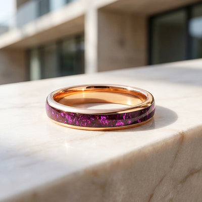 Blushcore Rose Gold Tungsten Carbide Ring