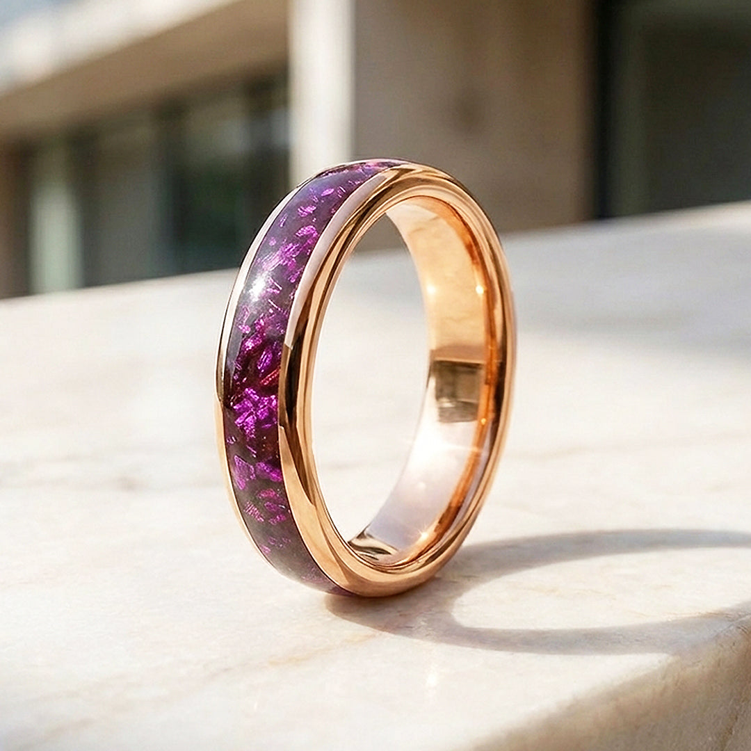 Blushcore Rose Gold Tungsten Carbide Ring