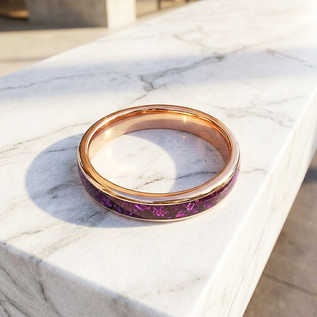 Blushcore Rose Gold Tungsten Carbide Ring