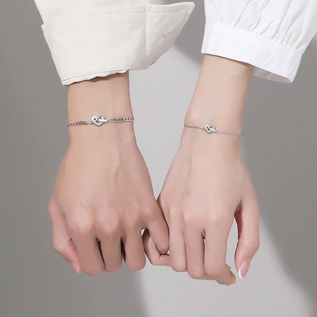 Budding Romance Couple Bracelets