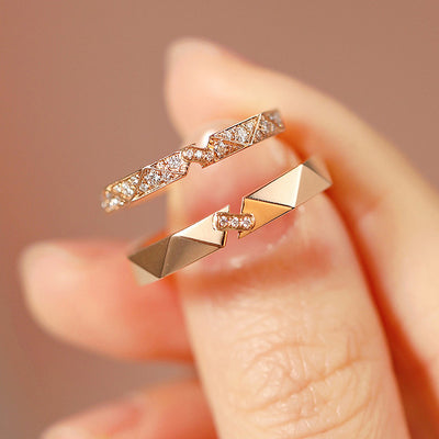 Caramel Couple Rings