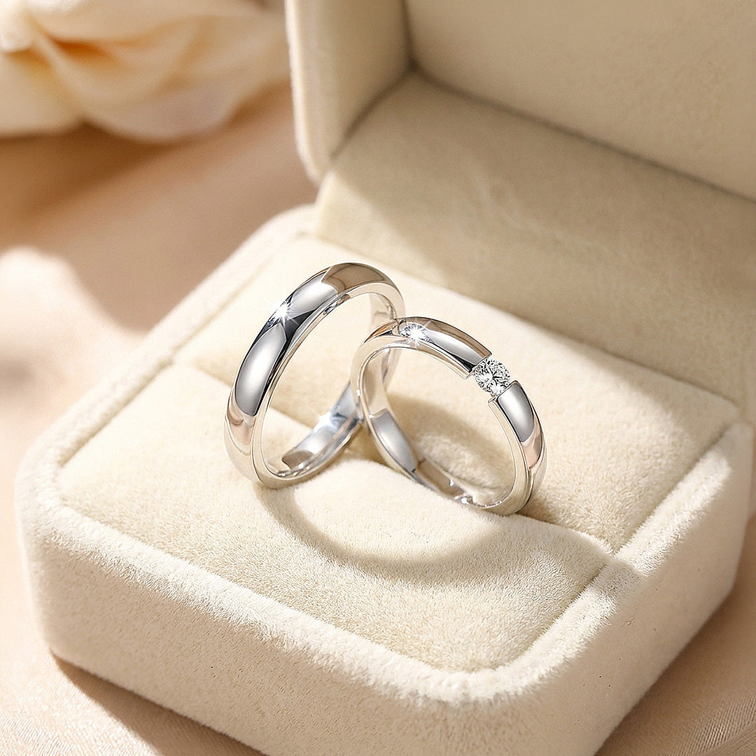 Cotton | High-Polish Tension Wedding Band