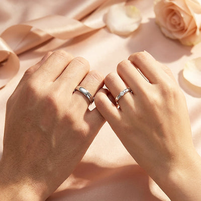 Cotton | High-Polish Tension Wedding Band