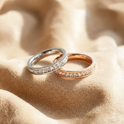 Divine | Princess-Cut Channel-Set Eternity Wedding Band