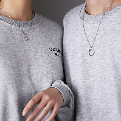 Duo Link Couple Necklaces