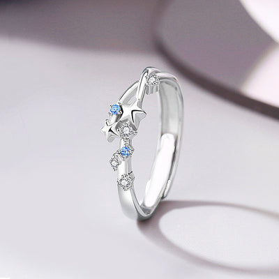 Eternal Stardust Couple Rings