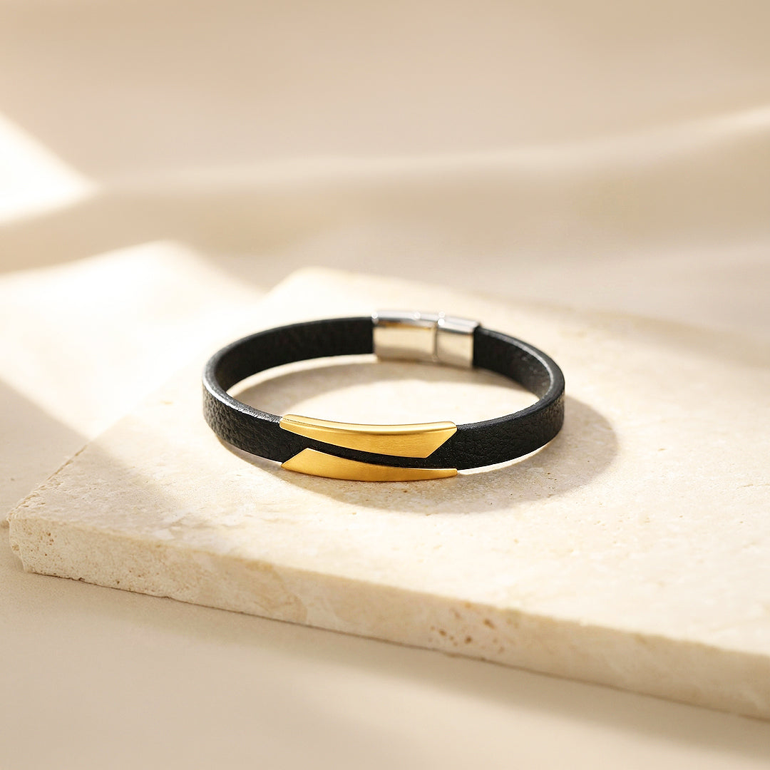Ferguson | Men's Microfiber Leather Bracelet