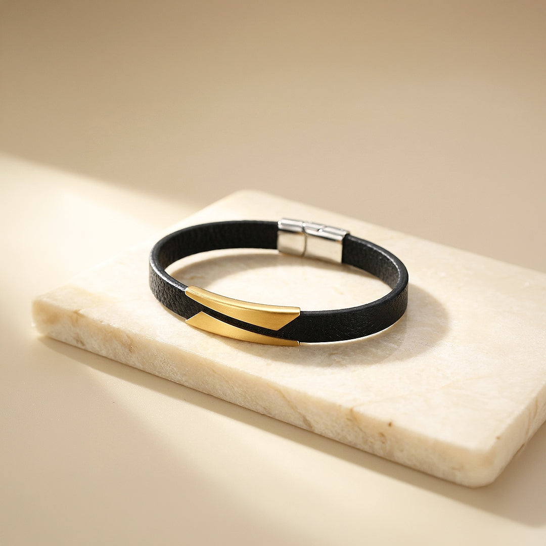 Ferguson | Men's Microfiber Leather Bracelet