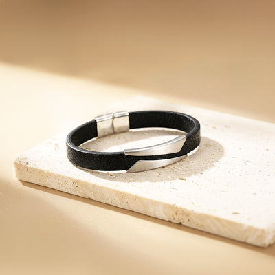 Ferguson | Men's Microfiber Leather Bracelet