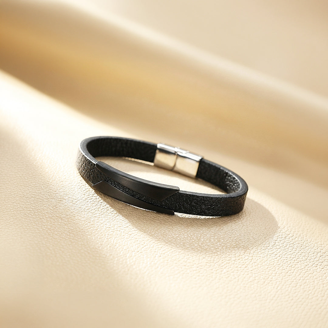 Ferguson | Men's Microfiber Leather Bracelet