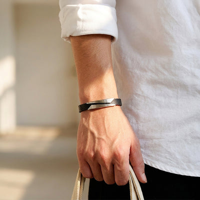 Ferguson | Men's Microfiber Leather Bracelet