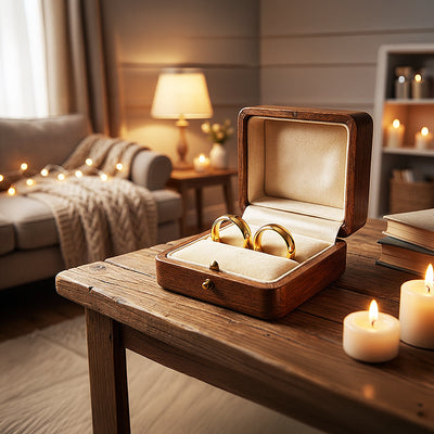 Flynt | Tungsten Couple Rings | Gold Wedding Bands
