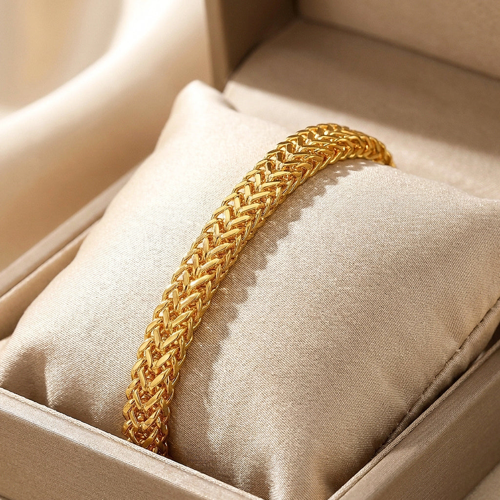 Golden Dragon Scales | Men's Chain Bracelet