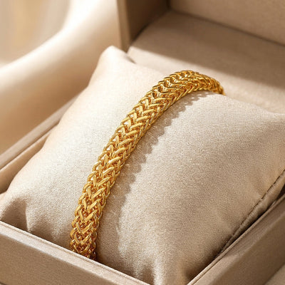 Golden Dragon Scales | Men's Chain Bracelet