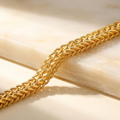 Golden Dragon Scales | Men's Chain Bracelet