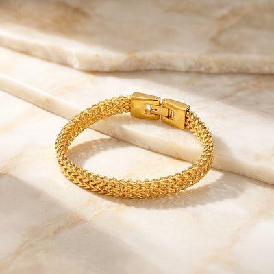 Golden Dragon Scales | Men's Chain Bracelet