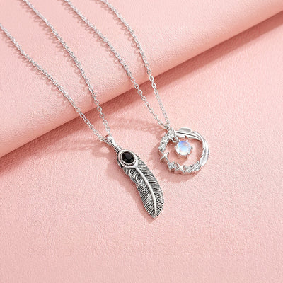 Halos & Plumes | Couple Necklace