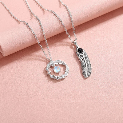 Halos & Plumes | Couple Necklace