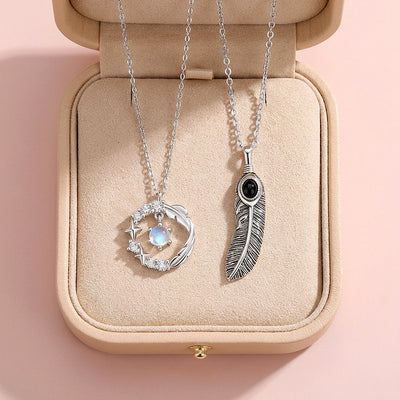 Halos & Plumes | Couple Necklace