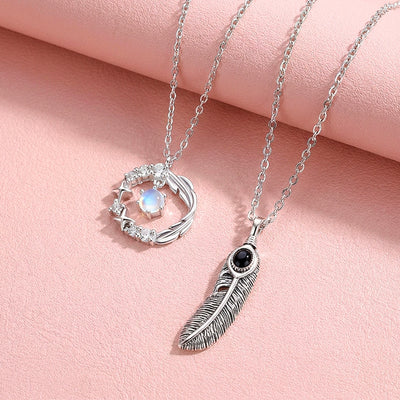 Halos & Plumes | Couple Necklace