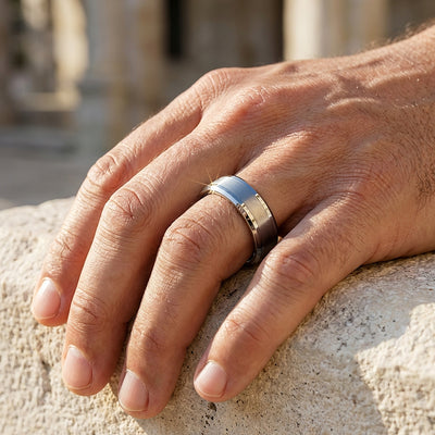 Harold | Brushed Tungsten Carbide Ring | Men's Ring