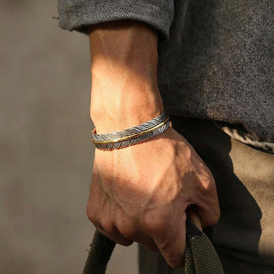 Heritage Feather Cuff | Men's Cuff