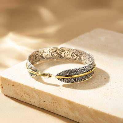Heritage Feather Cuff | Men's Cuff