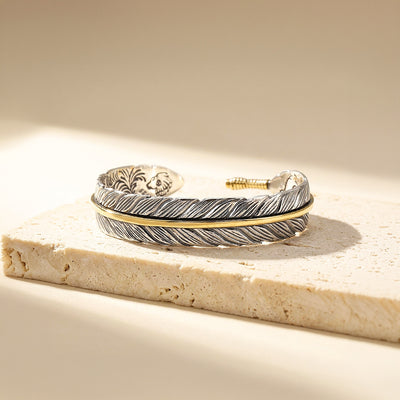 Heritage Feather Cuff | Men's Cuff