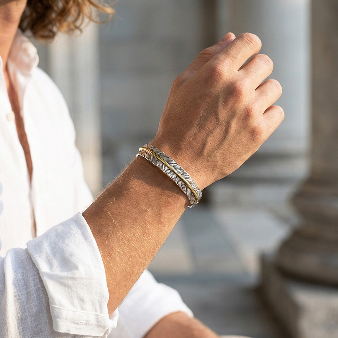 Heritage Feather Cuff | Men's Cuff